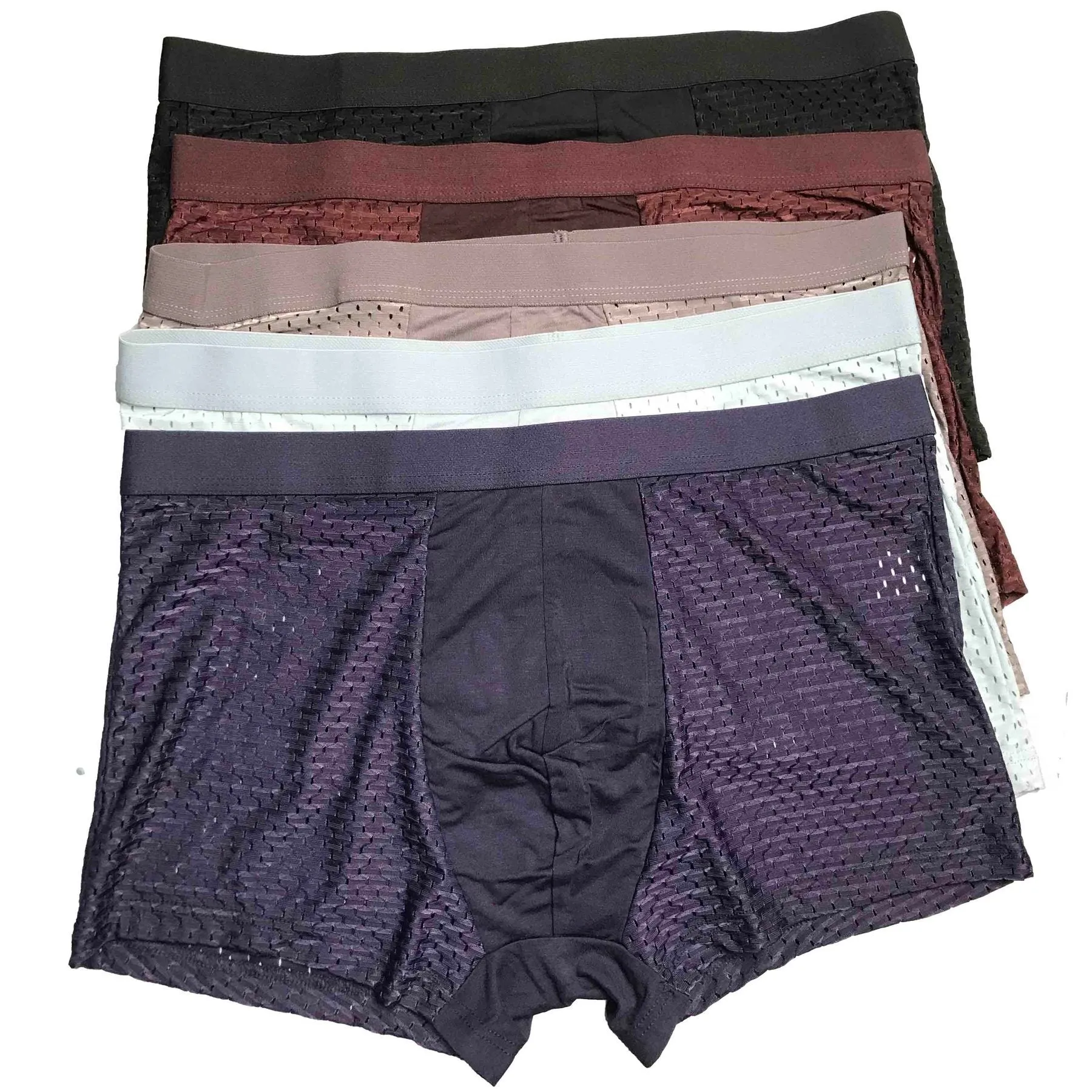 Letter Pattern Breathable Cotton Man Boxers