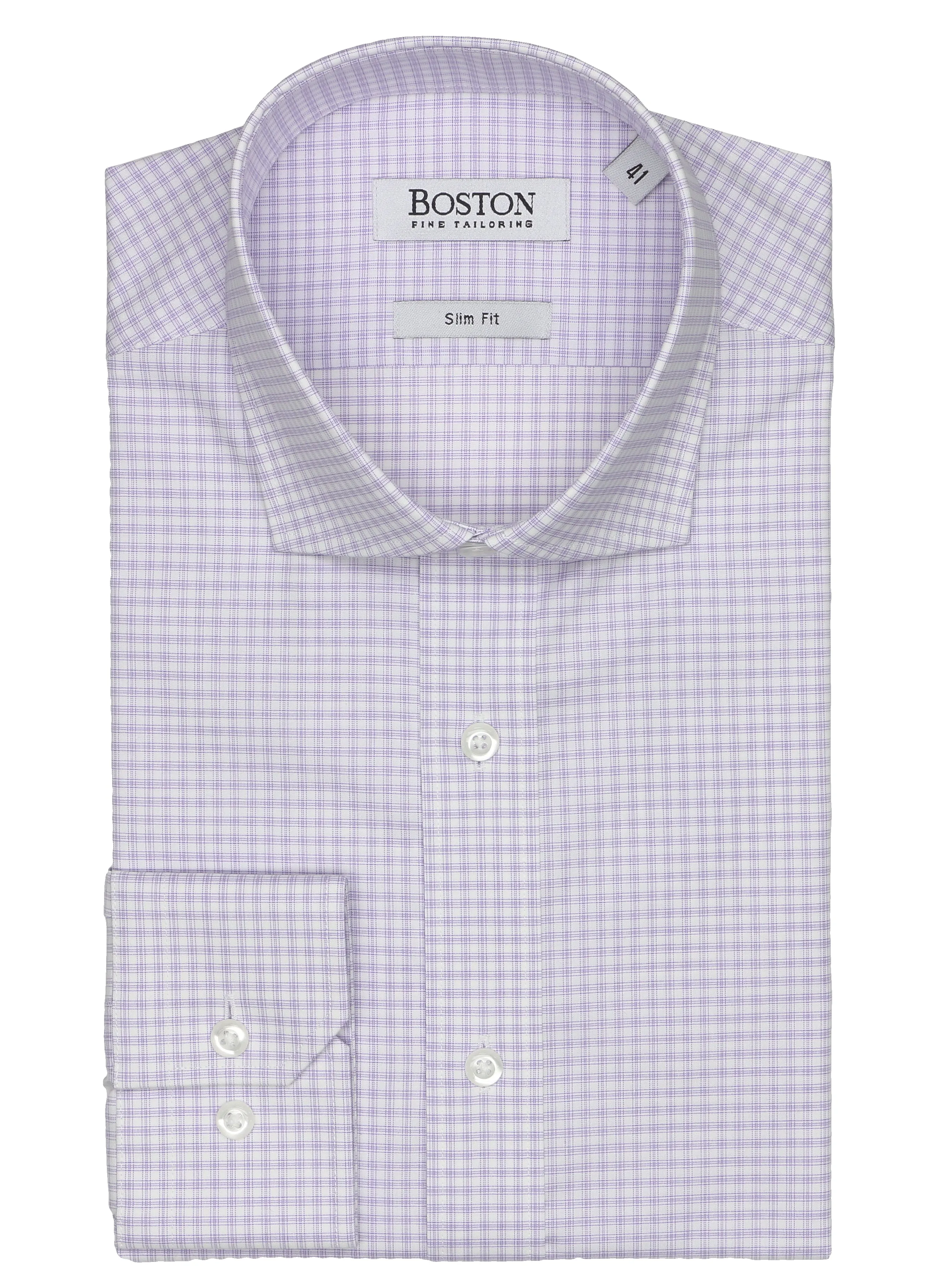 Liberty Business Purple Checked Shirt