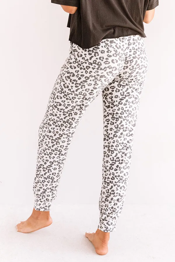 Living in Leopard Joggers