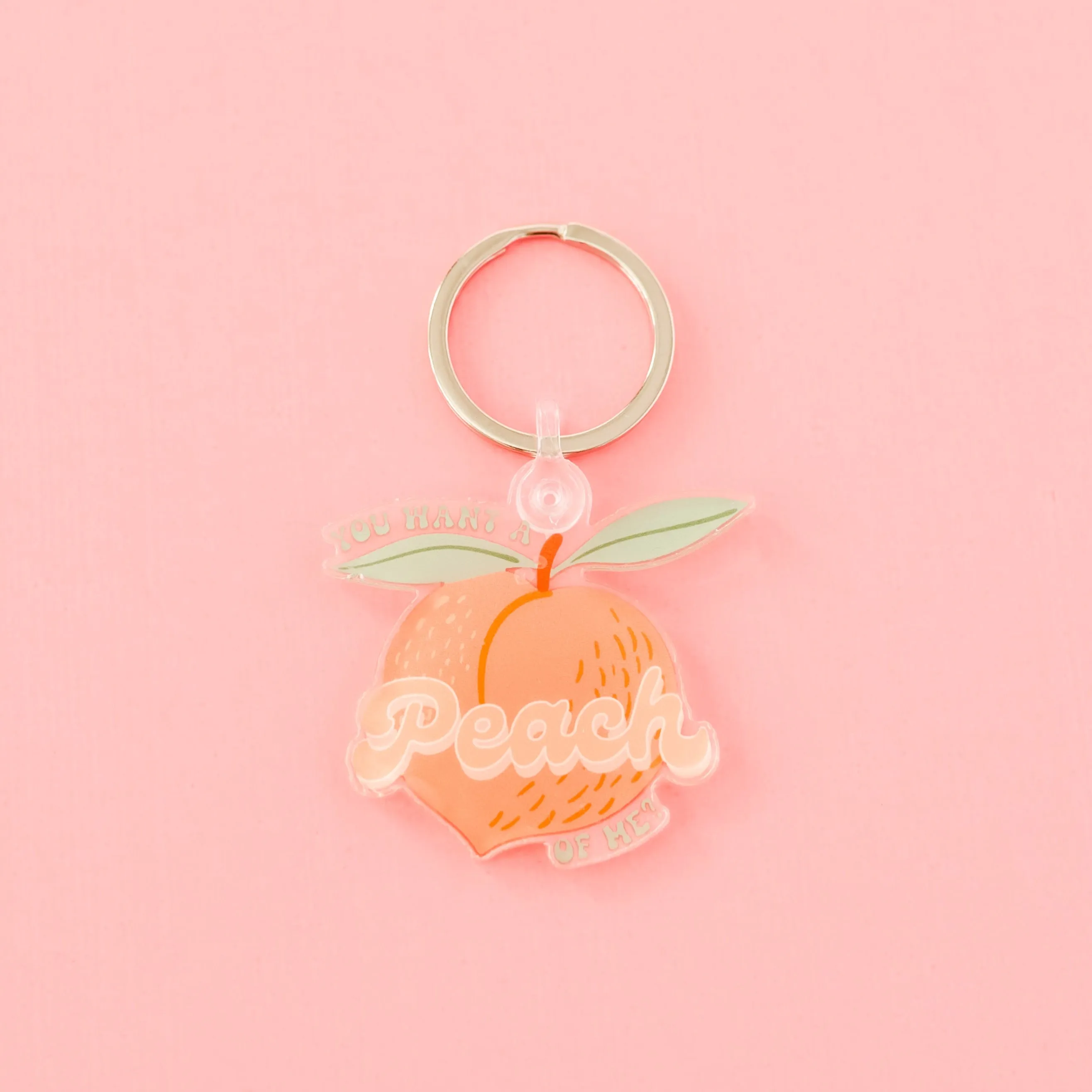 LMSS® KEYCHAIN - You Want a Peach Of Me?