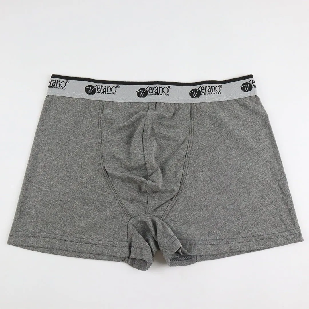 Lot de Boxers Simple Gris avec bande en Coton Doux