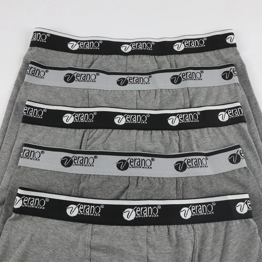 Lot de Boxers Simple Gris avec bande en Coton Doux