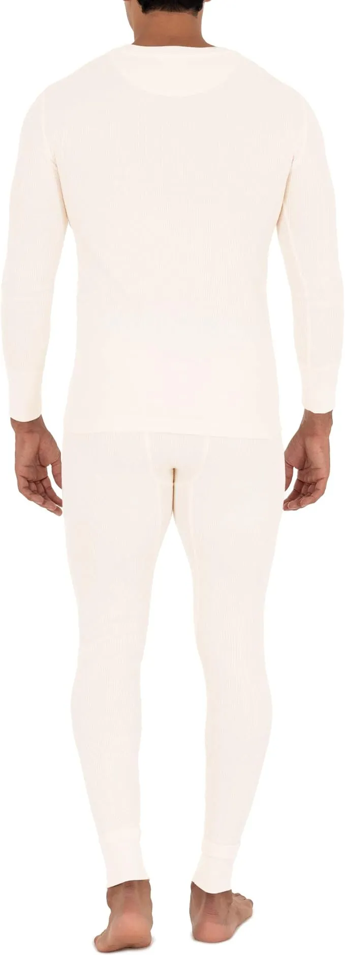 Magic Collection Men's Thermal 2 Piece Set - Cream