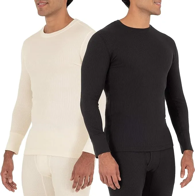 Magic Collection Men's Thermal 2 Piece Set - Cream