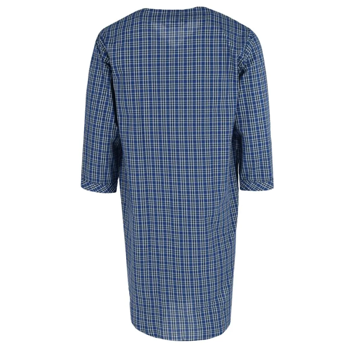 Majestic International Men's Henley Long Sleeve Nightshirt