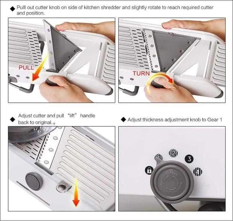 Mandoline Vegetable Slicer Just For You