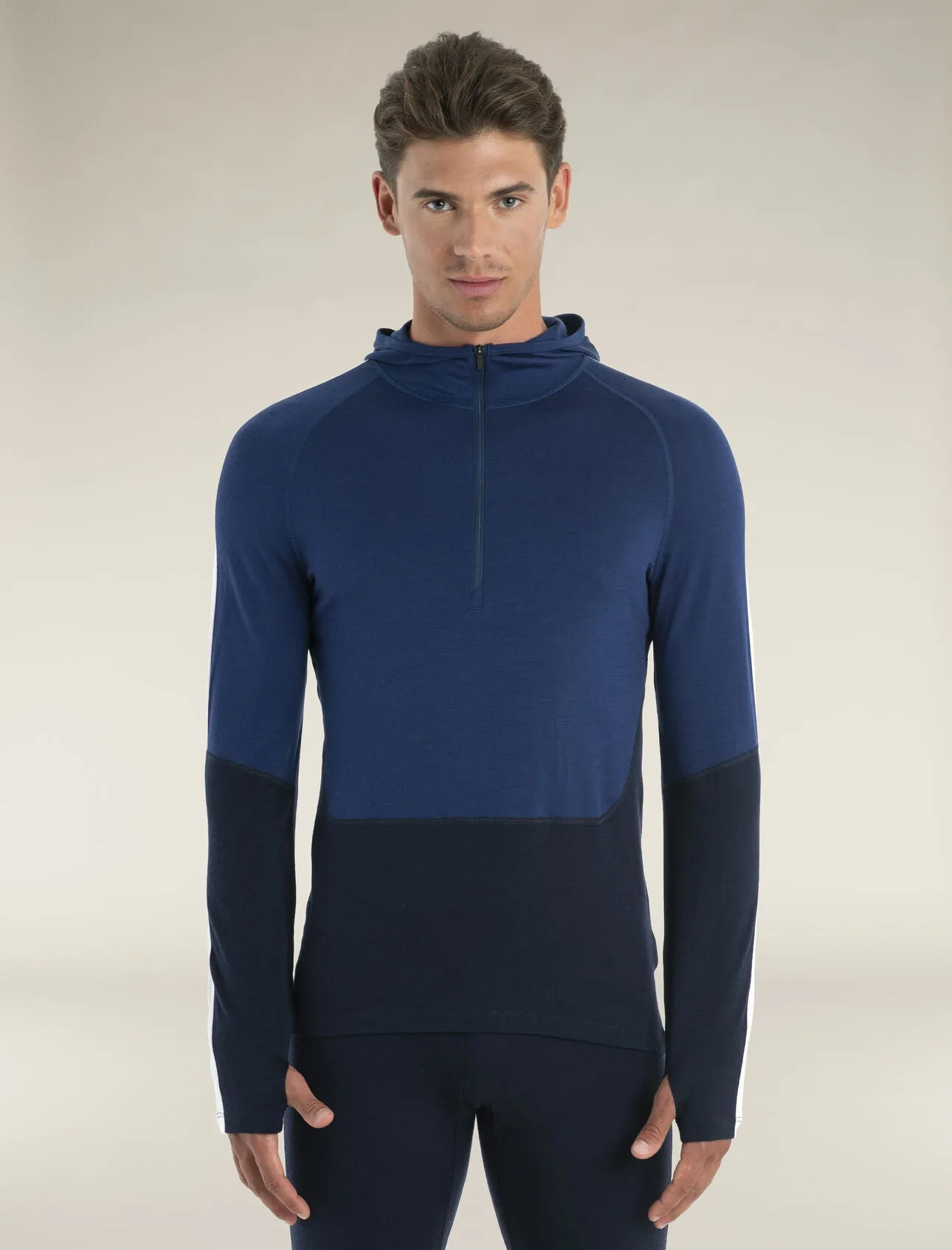 Men's Merino 200 Sonebula Long Sleeve Half Zip Thermal Hoodie