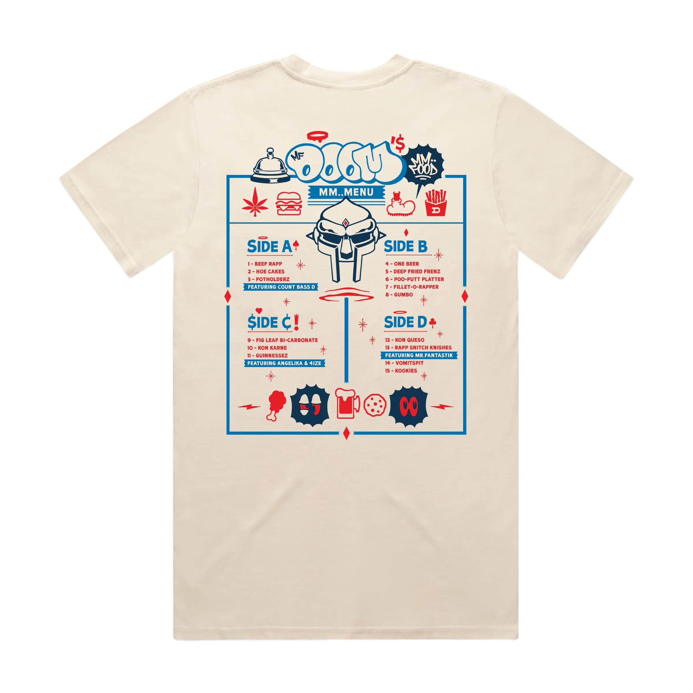 MF DOOM - DOOM's Diner Shirt (Ecru)