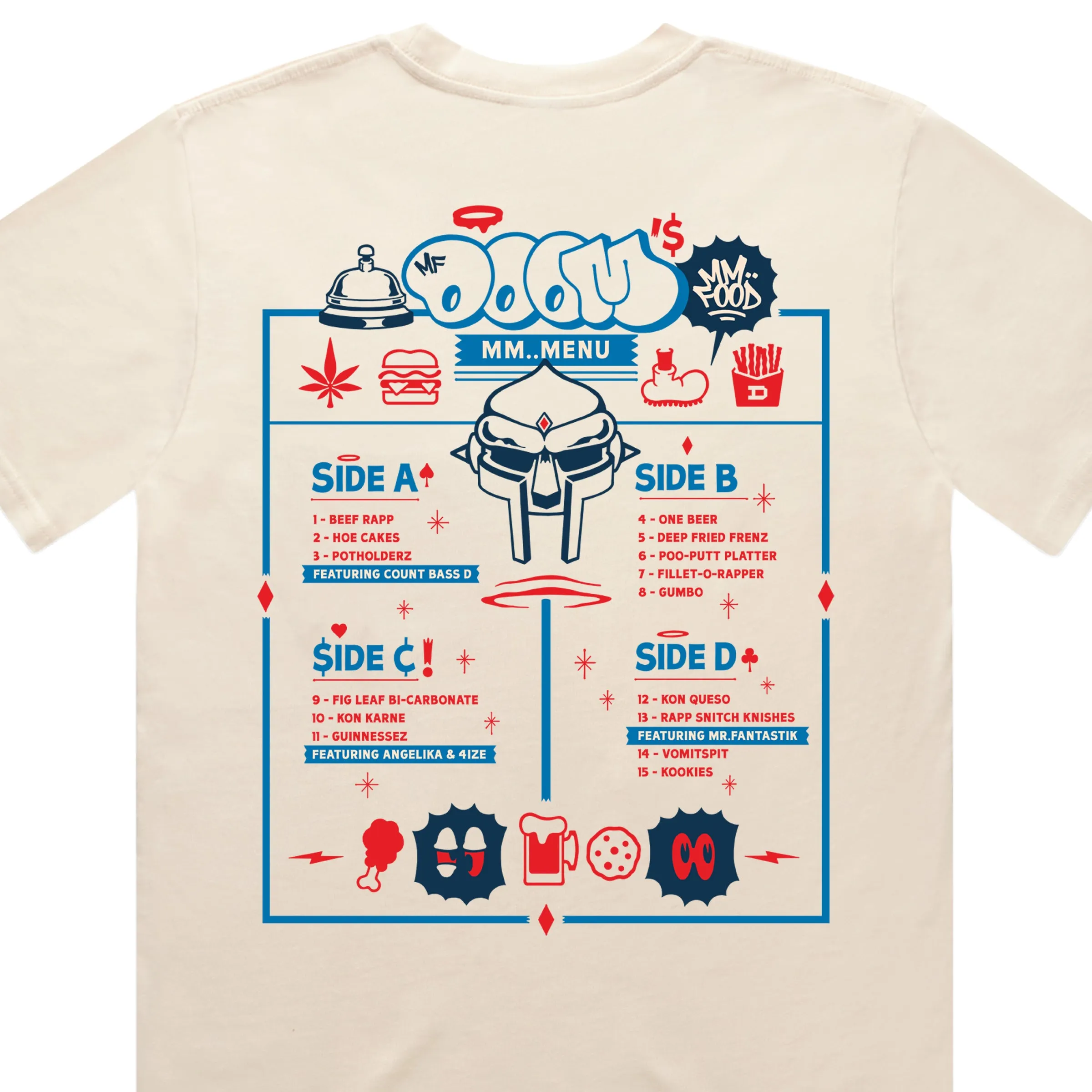 MF DOOM - DOOM's Diner Shirt (Ecru)