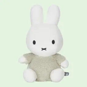 Miffy Bunny Cuddle Soft and Fluffy 25cm Rattle - Green