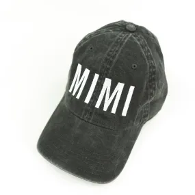 MIMI - Heather Black Baseball Cap