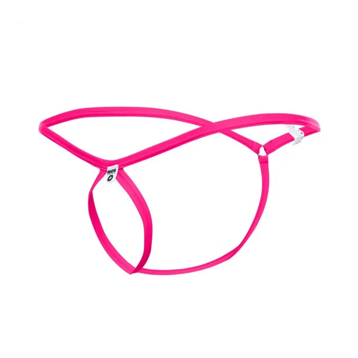 MOB TEAR DROP THONG HOT PINK L/XL