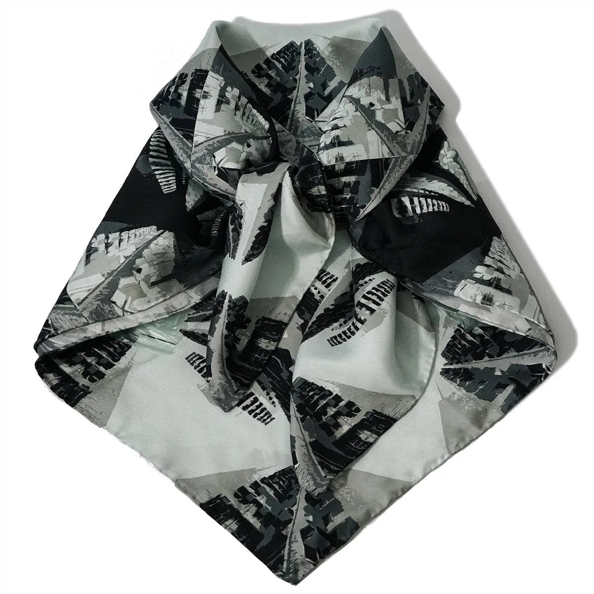 Monochrome : Memories of Home - Premium Silk Scarf 60/90