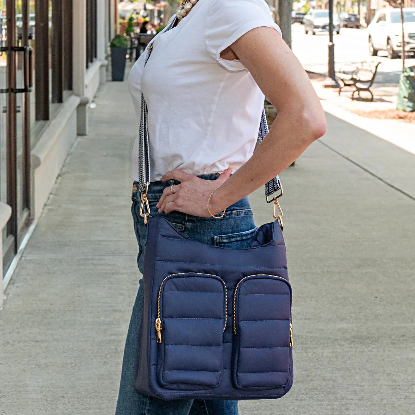 Navy HydroDouble™ Crossbody Bag