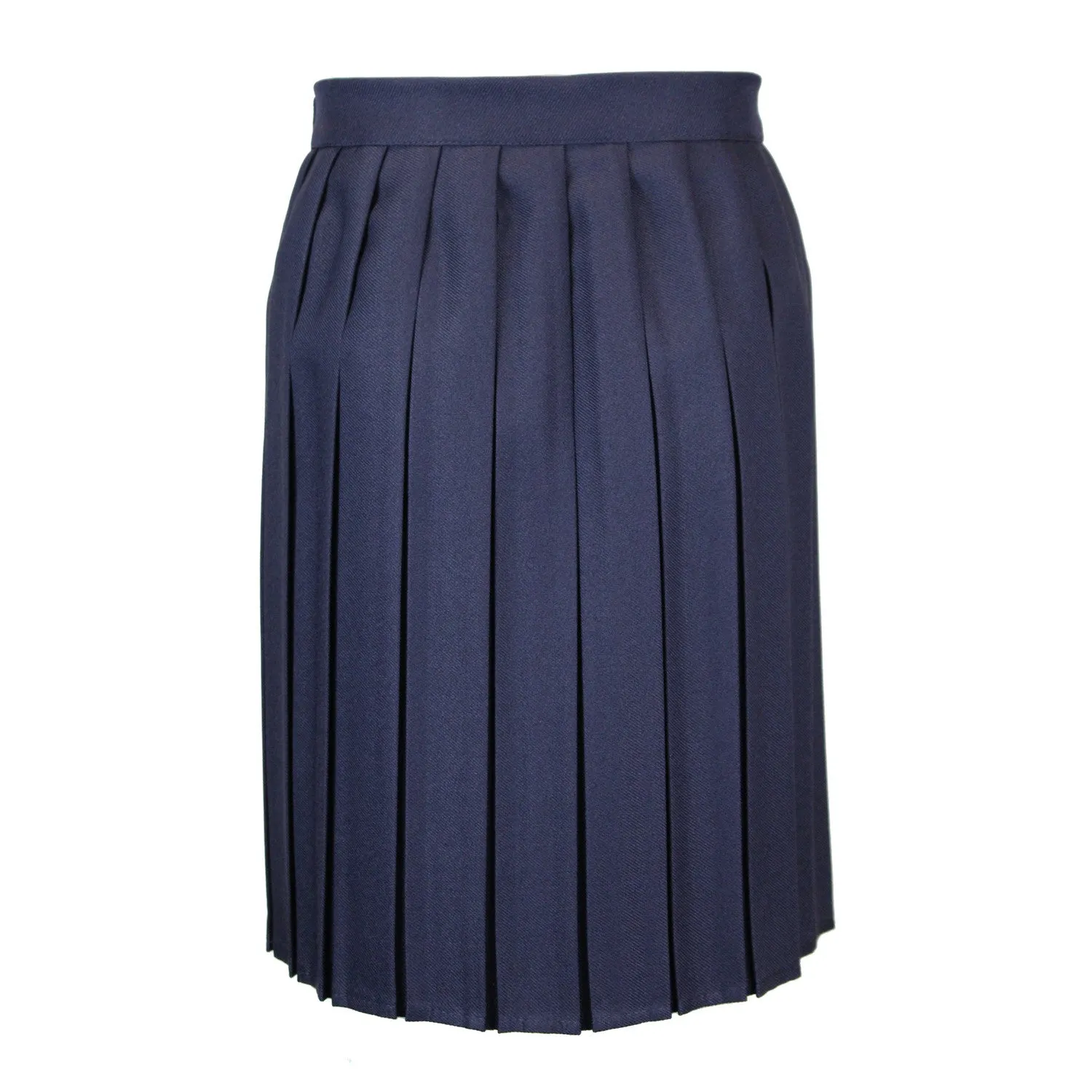 Navy Kilt Style Skirt