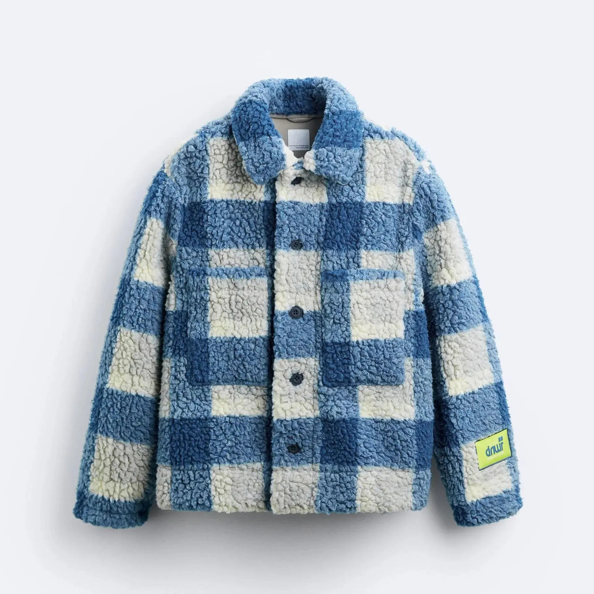 NEW DNWR Luxe Blue Plaid Coat