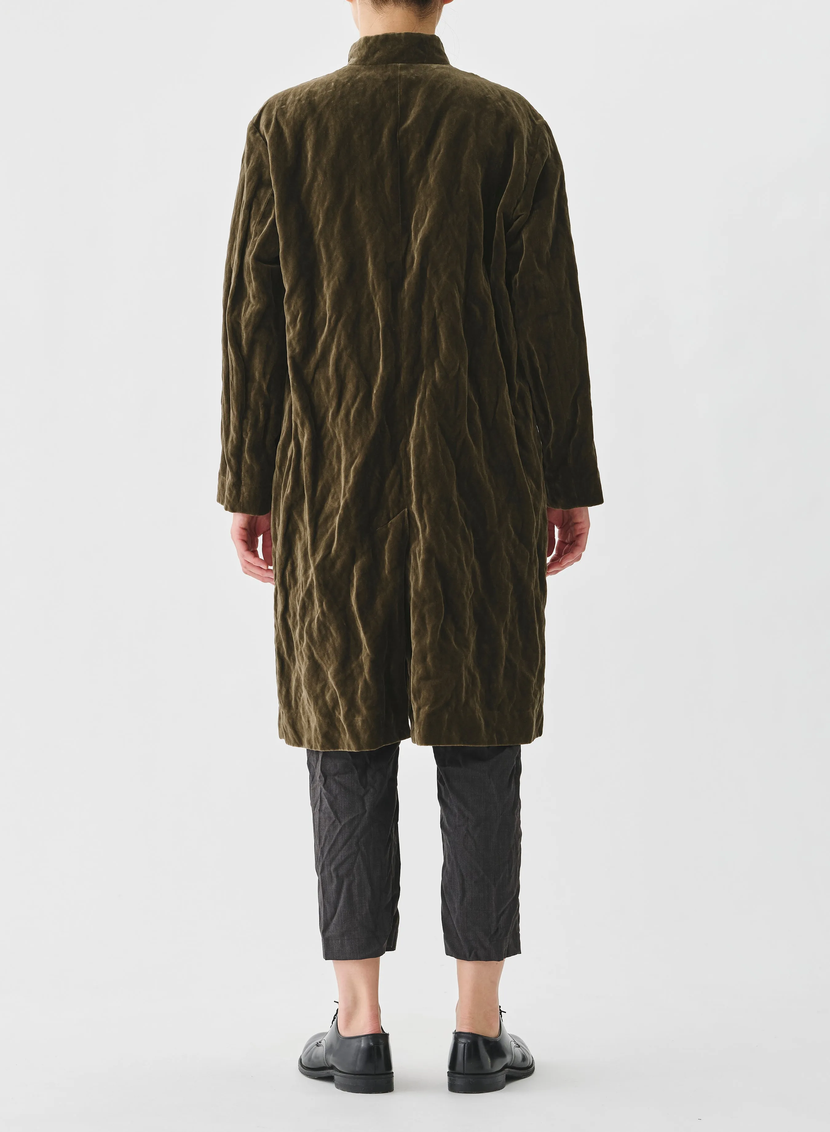 Pas De Calais - Stainless Yarn Velvet Coat