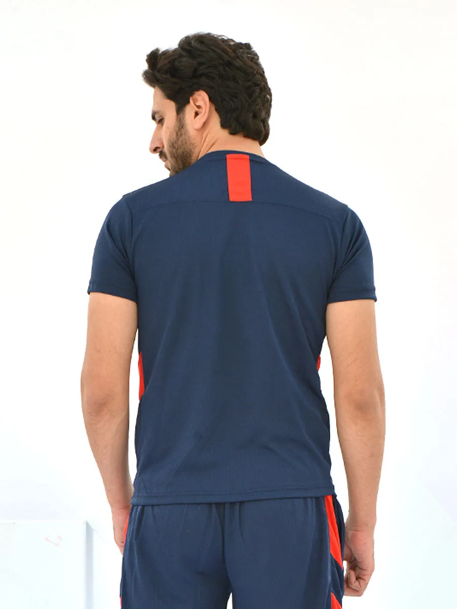 Performance 2.0 - T-Shirt - Navy Blue / Red