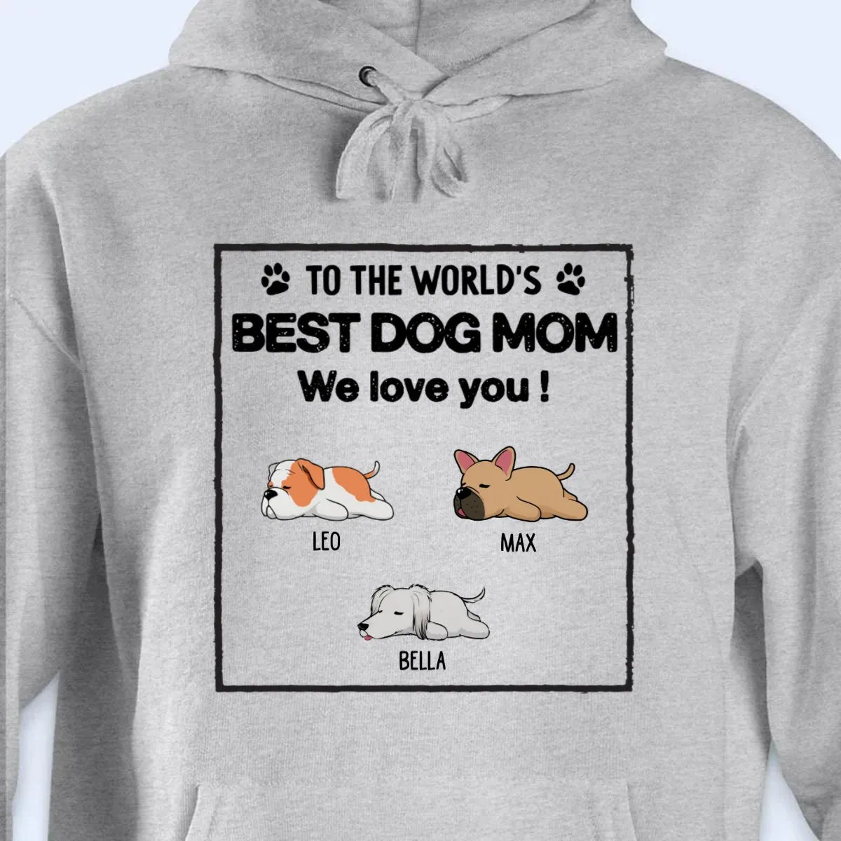 Pet Lovers - To The World's Best Dog Dad Dog Mom - Personalized Unisex T-shirt, Hoodie, Sweatshirt