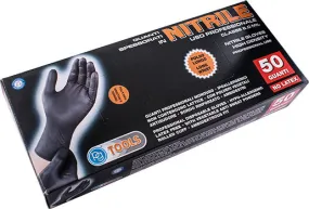 PG NITRILE GLOVES LARGE 50 PCE HIGH DENSITY ( X25 PAIRS ) PG50611