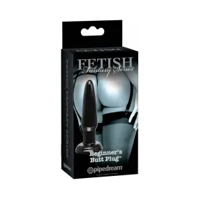 Pipedream Fetish Fantasy Series Limited Edition Beginner's Butt Plug Black