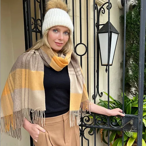 Premium Wool Thick Blanket Scarf