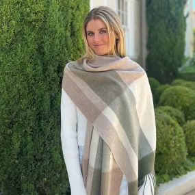 Premium Wool Thick Blanket Scarf