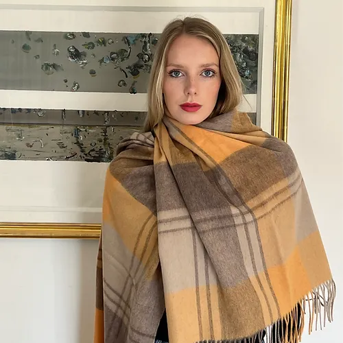 Premium Wool Thick Blanket Scarf