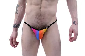 Rainbows Illusion String Brief Men's Underwear