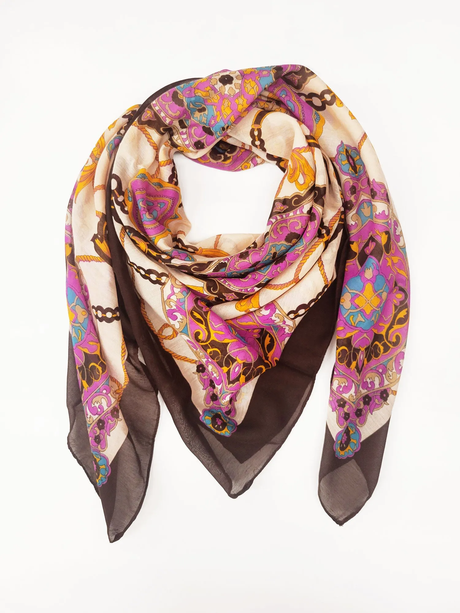 RAJ ANABELLA SQURE LIGHTWEIGHT SCARF