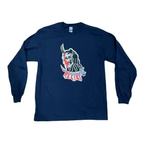 Relief Grim Reaper LongSleeve T Shirt Navy