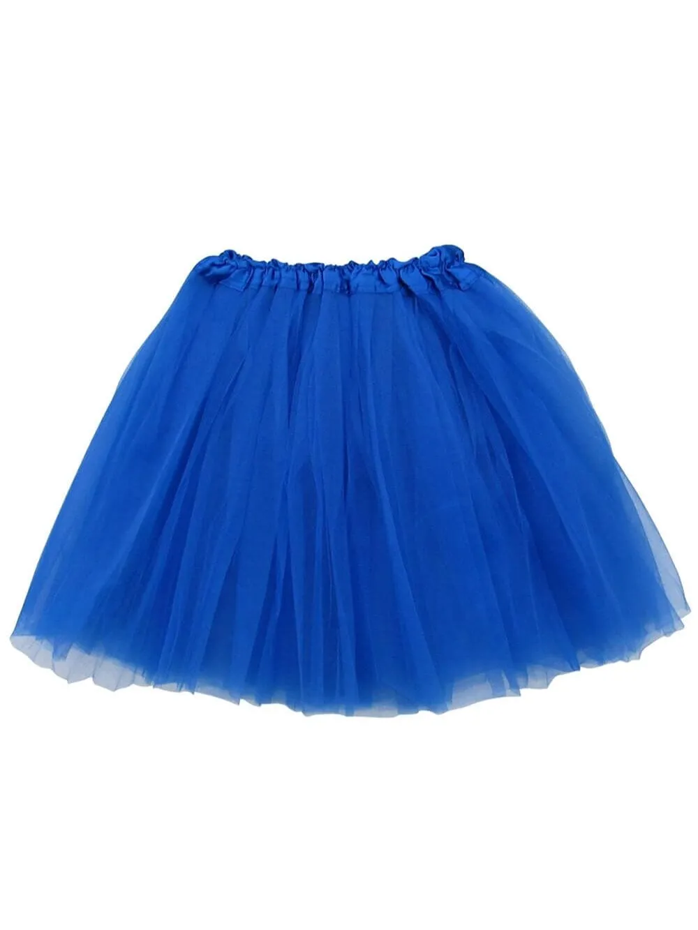 Royal Blue Tutu Skirt for Adult - Women's Size 3-Layer Basic Ballet Costume Dance Tutus