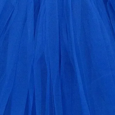 Royal Blue Tutu Skirt for Adult - Women's Size 3-Layer Basic Ballet Costume Dance Tutus