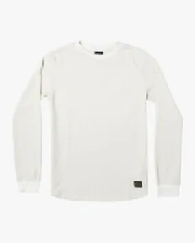 RVCA Day Shift Long Sleeve Thermal Long Sleeve Shirt - ANTIQUE WHITE