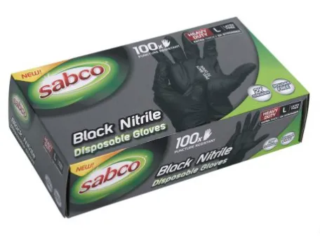 SABCO nitrile gloves 100 pack