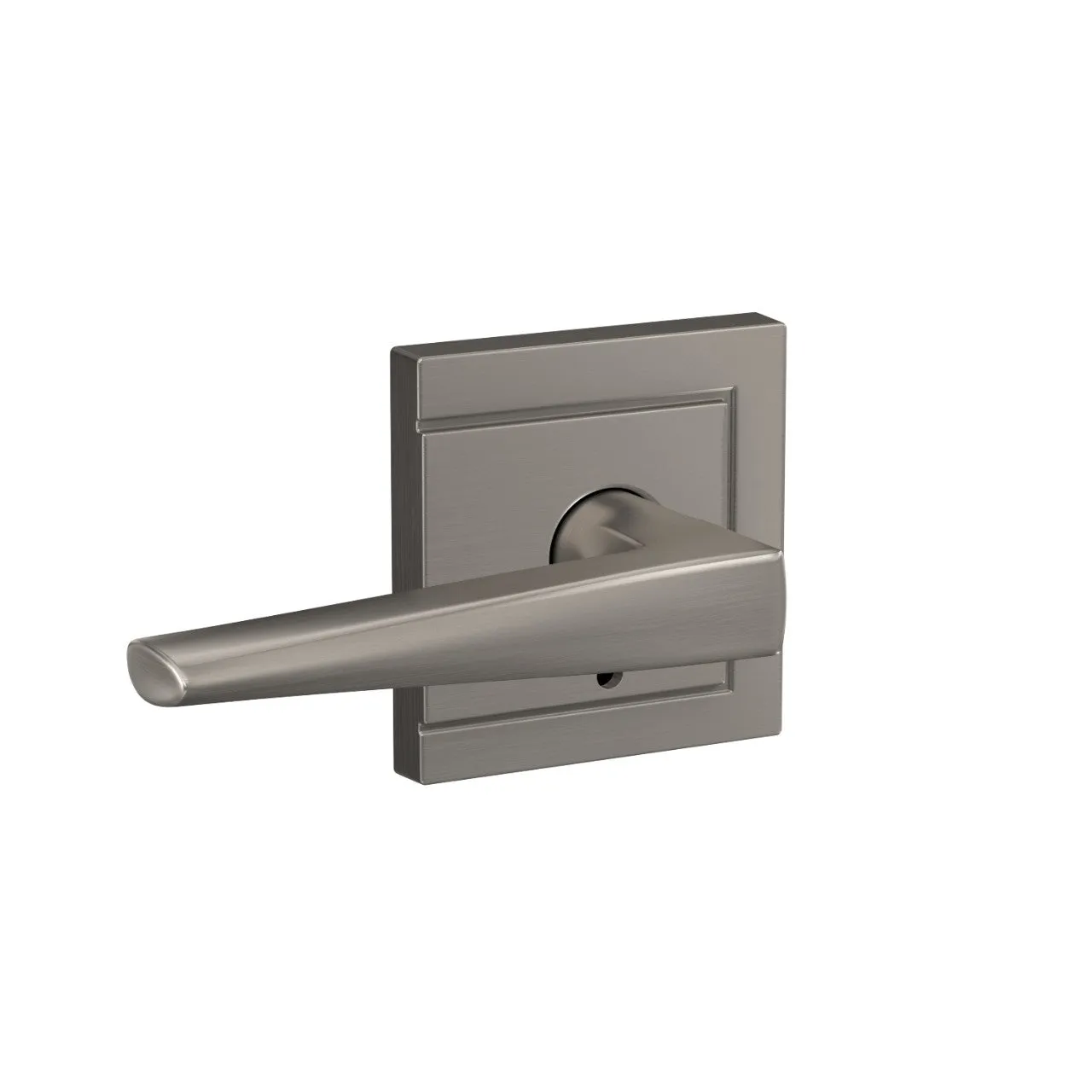 Schlage Custom Eller Lever Combined Interior Hall-Closet and Bed-Bath Lock Upland Trim