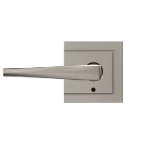 Schlage Custom Eller Lever Combined Interior Hall-Closet and Bed-Bath Lock Upland Trim