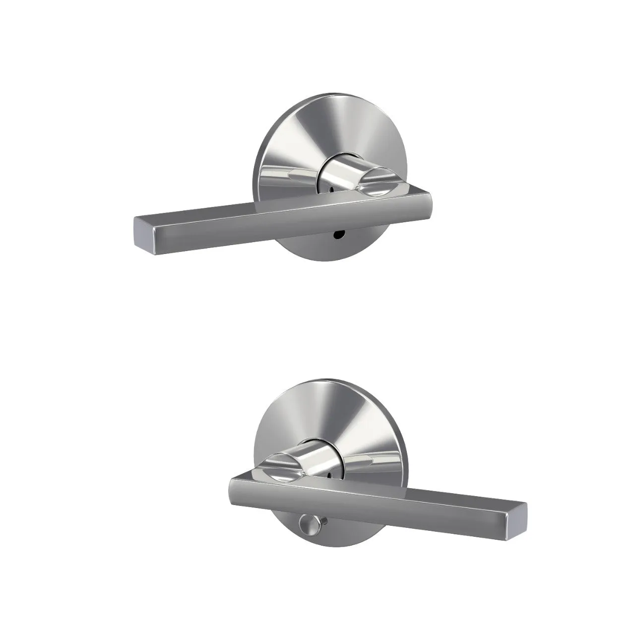 Schlage Custom Latitude Lever Combined Interior Hall-Closet and Bed-Bath Lock Kinsler Trim