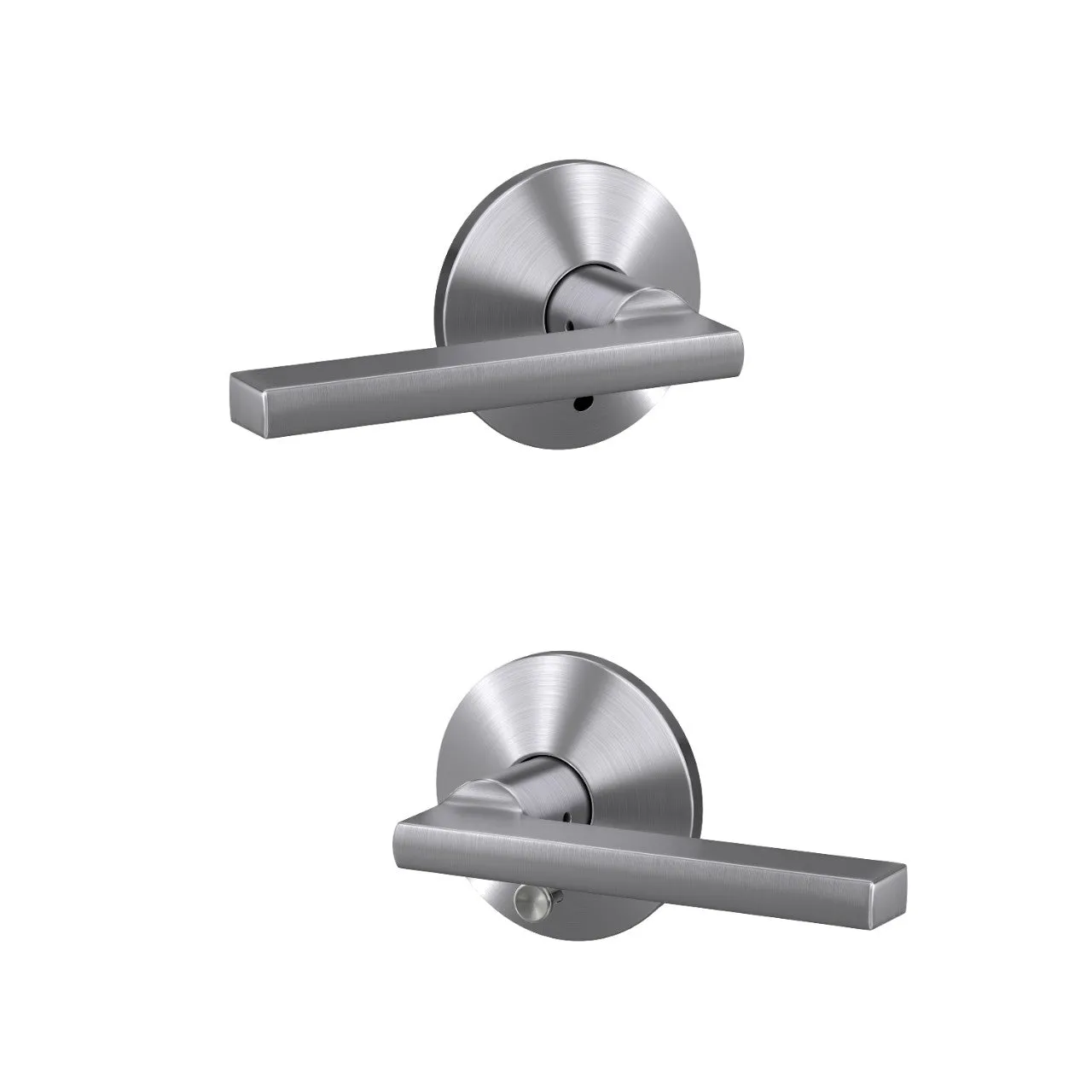 Schlage Custom Latitude Lever Combined Interior Hall-Closet and Bed-Bath Lock Kinsler Trim