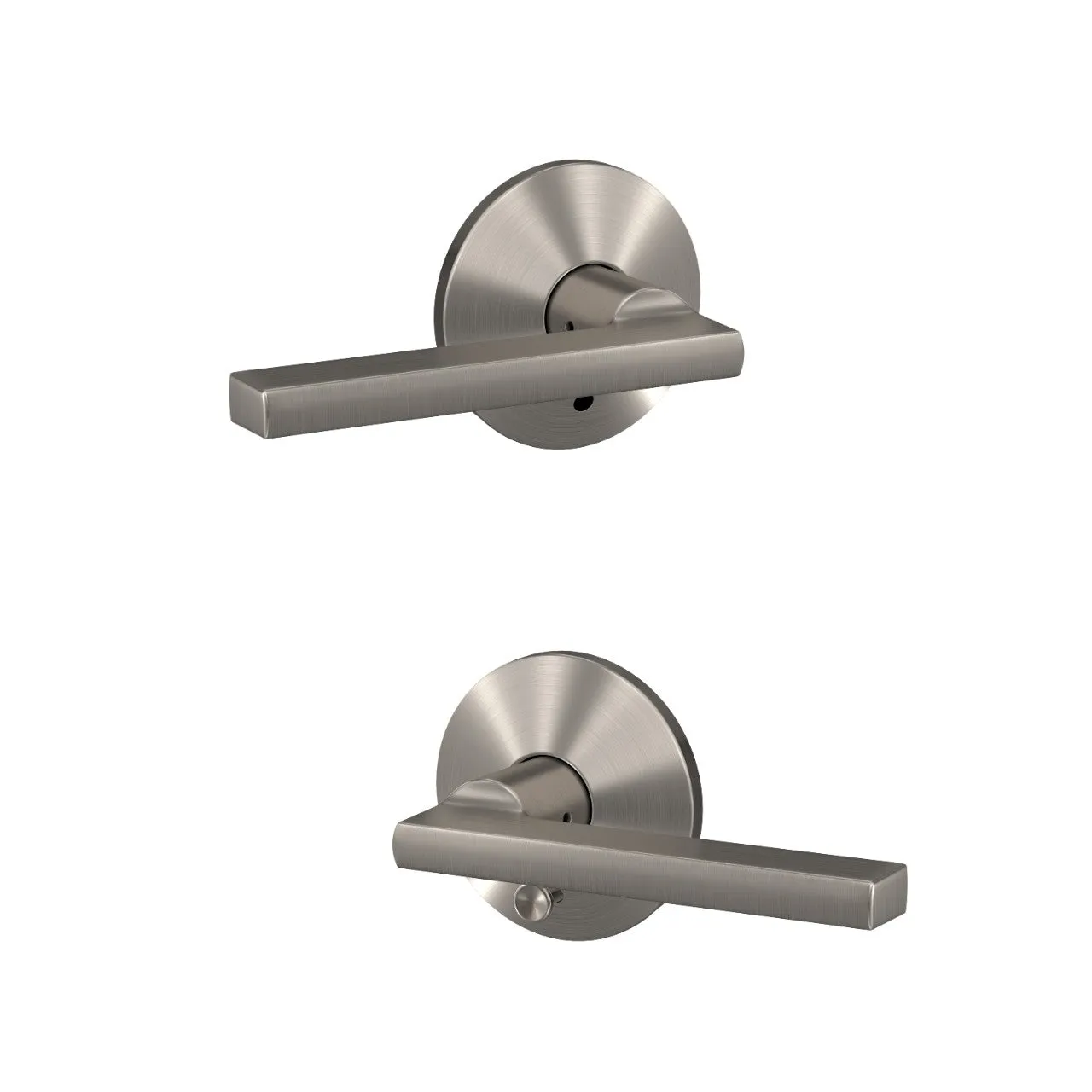 Schlage Custom Latitude Lever Combined Interior Hall-Closet and Bed-Bath Lock Kinsler Trim