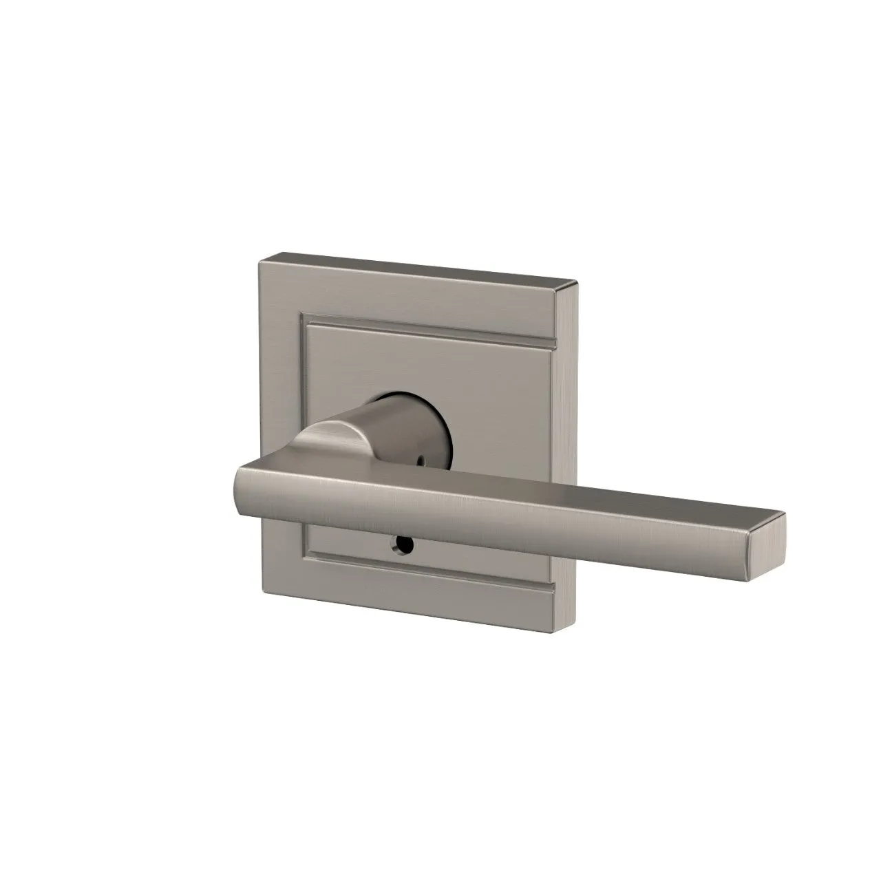 Schlage Custom Latitude Lever Combined Interior Hall-Closet and Bed-Bath Lock Upland Trim