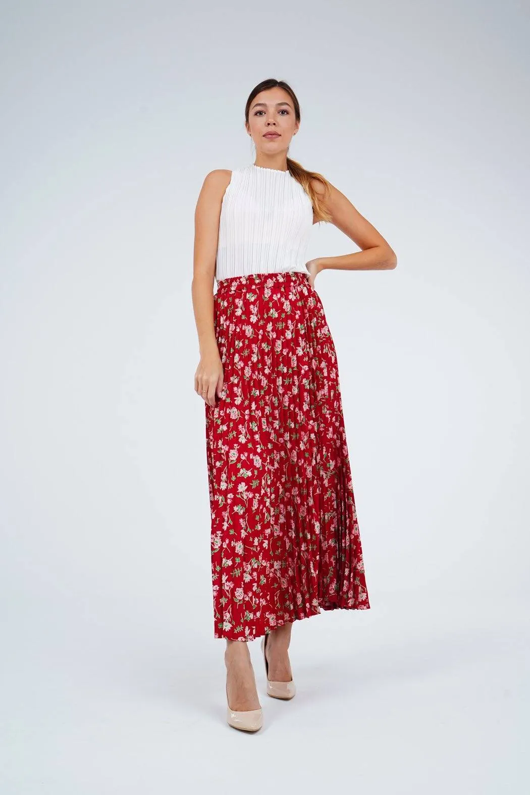 Senalda Floral Skirt (Clearance sale)