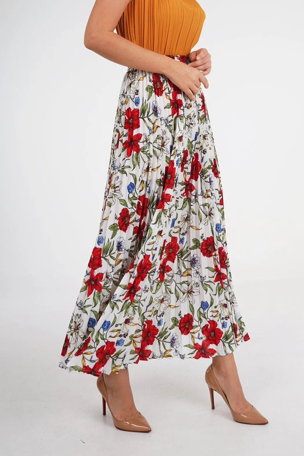 Senalda Floral Skirt (Clearance sale)