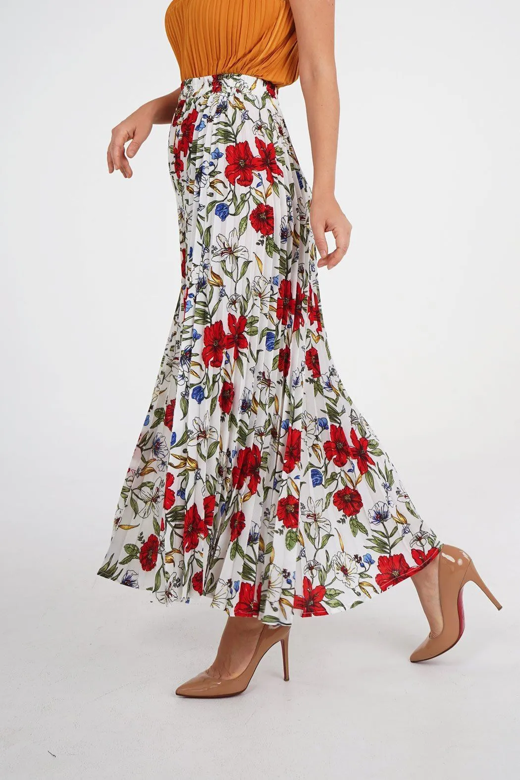 Senalda Floral Skirt (Clearance sale)