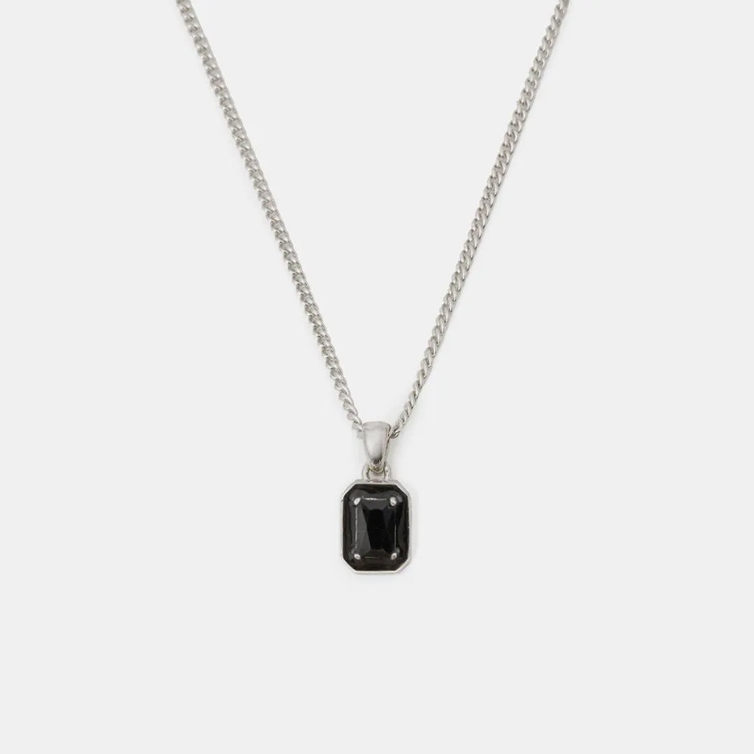 Silver Black Blush Necklace - Limited Edition