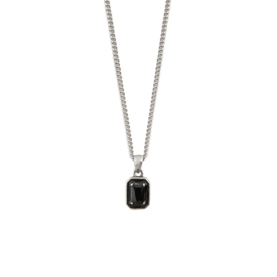 Silver Black Blush Necklace - Limited Edition