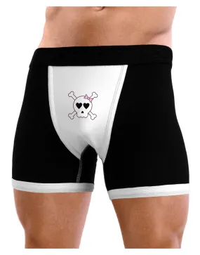 Skull and Crossbones Girl Mens Boxer Brief Underwear