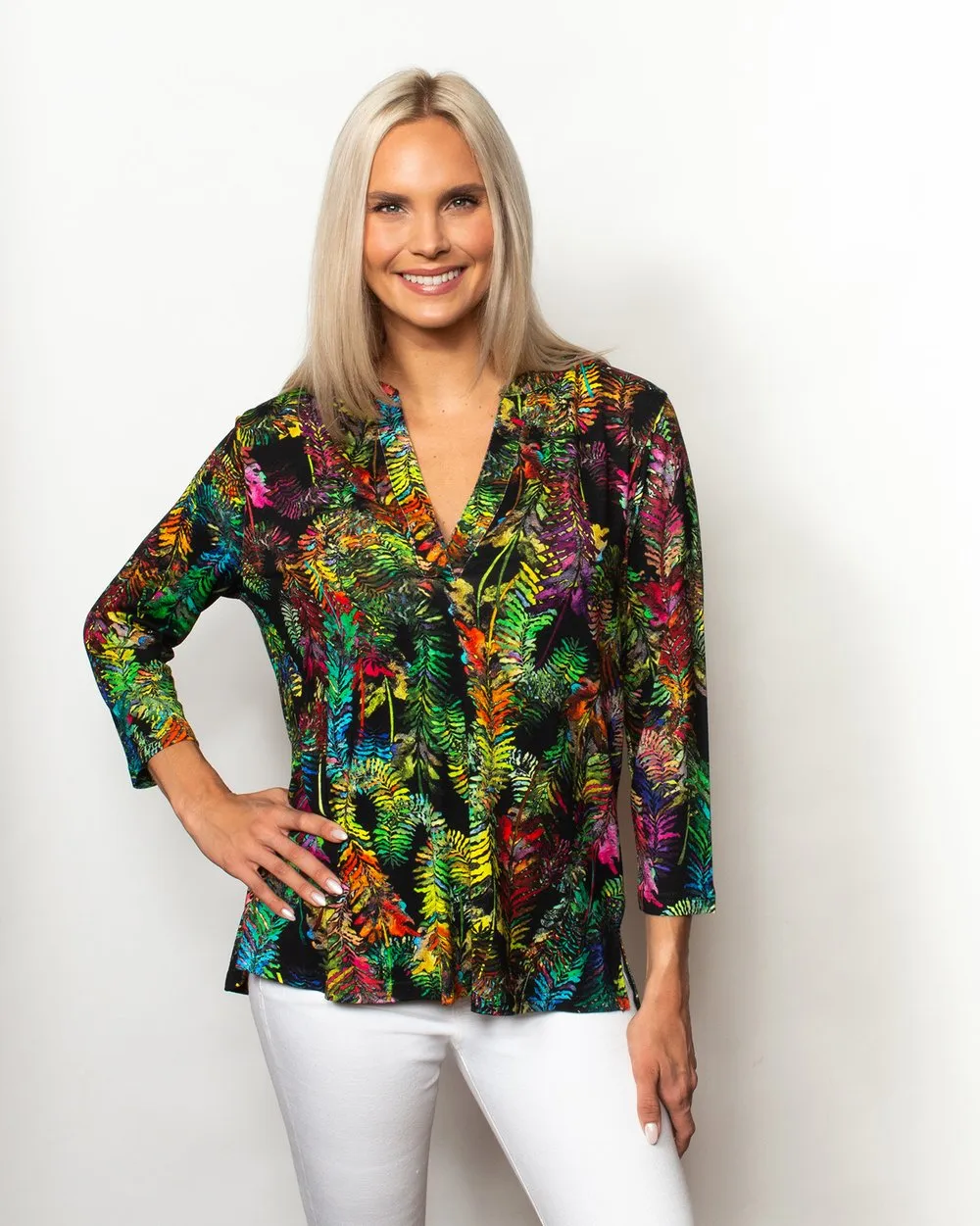 Sno Skins | Viscose Prints | Henley Hi-Lo | Women's | Magical