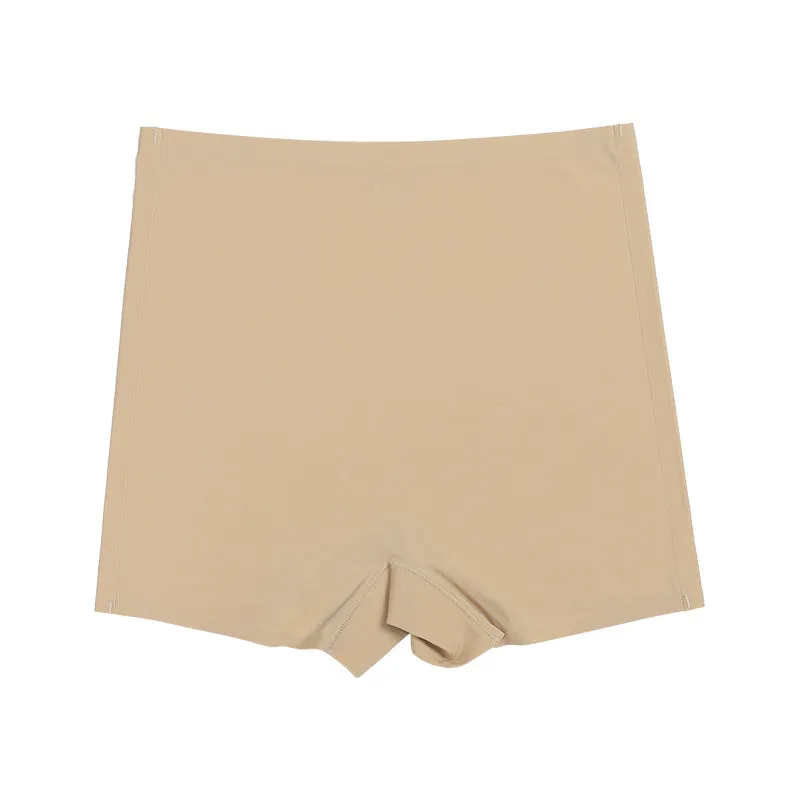 Soft Solid Stretch Seamless Non-Slip Shorts Panties Under Skirt Running Dance Volleyball Underwear