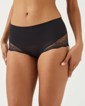 Spanx Lace Hi-Hipster Undies Black